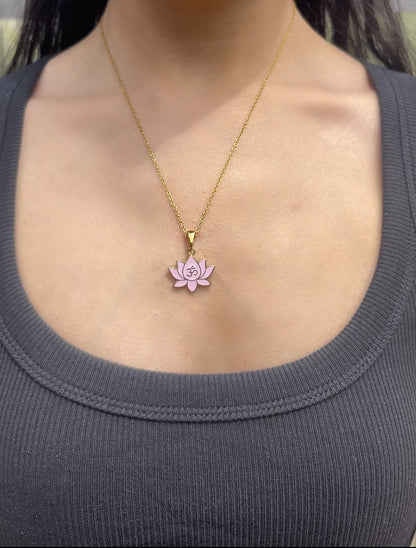 Lotus Om Pendant